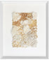 Natural Coral and Abalone in White and Gold Wall Art